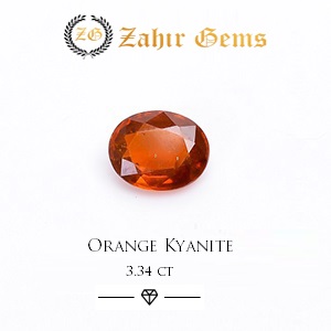 Orange Kyanite Semi-precious Gemstone